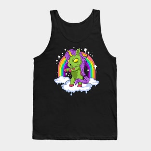 Unicorn Zombie Zombicorn Zombiecorn Halloween Tank Top